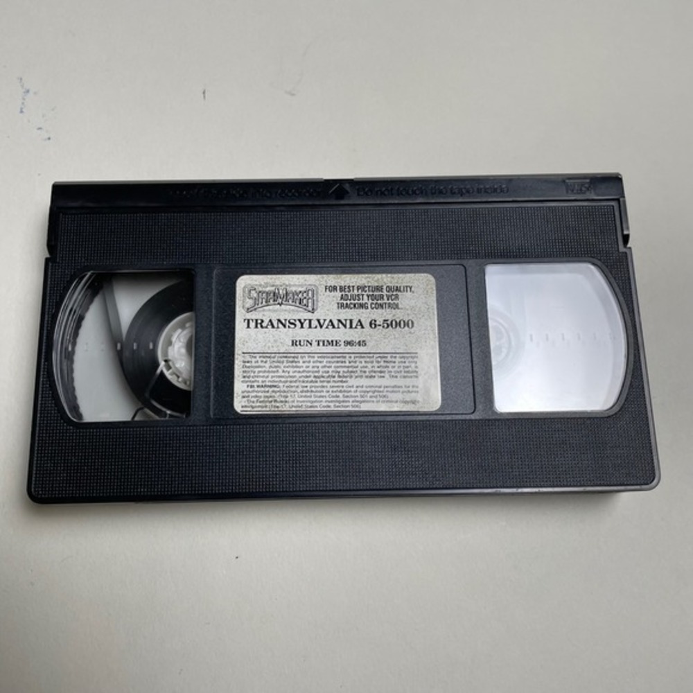 Transylvania 6-5000 VHS Tape Comedy Horror Jeff Goldblum Ed Begley Jr‎ - Picture 3 of 3